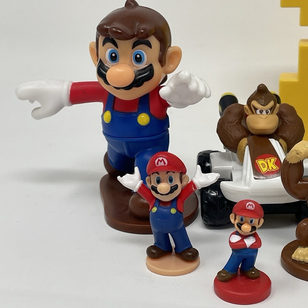 Hot Wheels McDonalds Mario Kart Donkey Kong Racers Figure Lot 12 Bowzer Badwagon - Picture 6 of 8